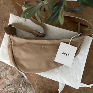 Les Basics - FRED - Banana Sling Pouch - Sand *NWT